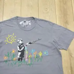 US古着Tシャツ バンクシー Banksy クレヨンシューター