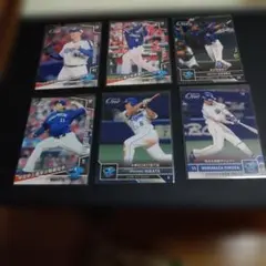 中日ドラゴンズ　エポックワン　カード6枚セット