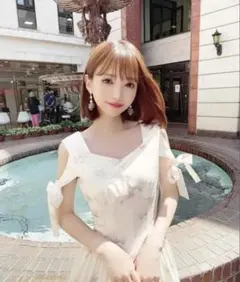 michellMacaron ロングワンピース 花柄