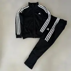 アディダス　ジャージ　セットアップ　ブラック　130
