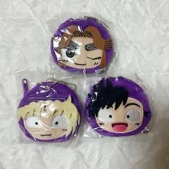 忍たま乱太郎 ミニポーチキーホルダー 平滝夜叉丸 斉藤タカ丸 浜守一郎