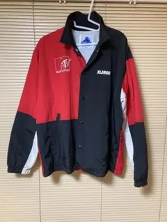 X-LARGE ナイロンパーカ赤✖️黒のサムネイル