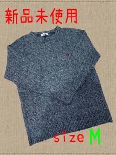 新品☆U.S. POLO  ASSN. ケーブルニット グレー ポロ セーター