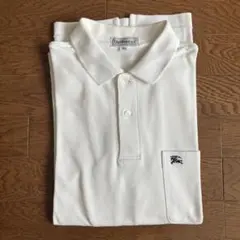 バーバリー　BURBERRY メンズ　ポロシャツ　長袖　白　M