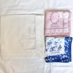 WEDGWOODハンカチ レースハンカチ セット