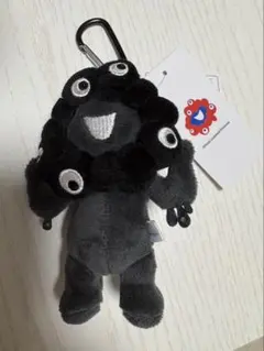 大阪関西万博 EXPO2025 黒ミャクミャク 立ち カラビナ付き タグ付き