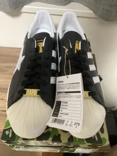 ☆新品未使用☆アディダス スーパースター 80S BAPE☆27.5cm