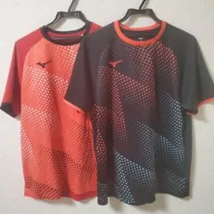 Mizuno　卓球ゲームシャツ　２枚セット