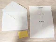シャネル ジュエリー カード＆封筒セット メッセージカード