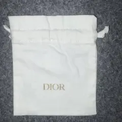 Dior ホワイト　巾着袋