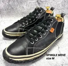 美品✨SPINGLE MOVE スニーカー サイドゴア ブラック M 26