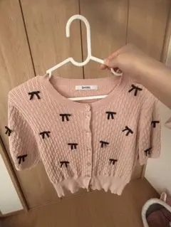 SNIDEL ピンク カーディガン