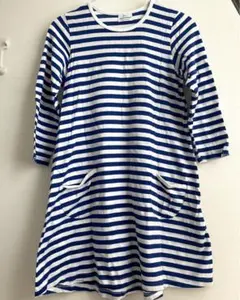 マリメッコmarimekko定番タサライタボーダーワンピース