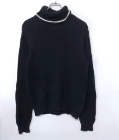agnes.b HOMME 古着 タートルネック コットンニットセーター