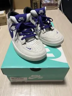 NIKE SB FORCE 58 ホワイト パープル　28cmのサムネイル