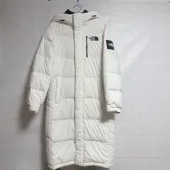 美品 ノースフェイス ロングダウン 白 S相当　S-164のサムネイル