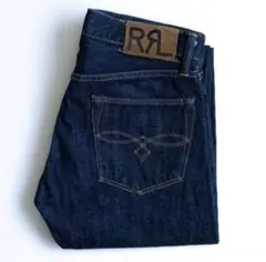 ⭐︎初期　米国製RRL ブラックストレートデニム　31/31 ⭐︎初期米国製RRL ブラックストレートデニム31/31