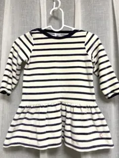 ⭐️美品⭐️プチバトー・ワンピース・ボーダー・18m・80〜90・送料込み