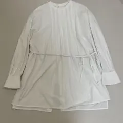 Ray BEAMS ホワイト　ブラウス　フリーサイズ　コットン チュニック