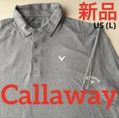 C26新品キャロウェイCallaway半袖ポロシャツus(L)ゴルフウェア値下げ