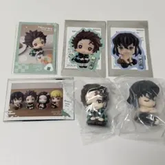 鬼滅の刃　るかっぷ　ダイカットステッカー　すなっぷカード　竈門炭治郎　嘴平伊之助