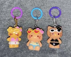 日焼けキティ めじるしアクセサリー 目印チャーム セット