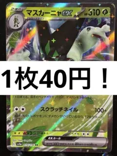 【楽々堂】ポケカ 1枚40円 マスカーニャex 在庫3