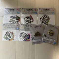 一番くじ ジョジョ メタルピンズコレクション2種 ステッカー5種