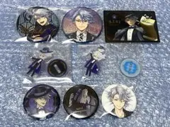 ツイステ アズール くつろぎマイルーム 缶バッジ 4周年 ミニアクスタ ツムステ