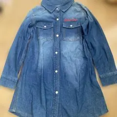 デニムシャツワンピース 120サイズ