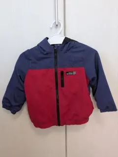 赤と紺のフード付きジャンパー 100サイズ