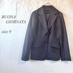 BUONAGIORNATA テーラードジャケット ブラウン 通勤 698