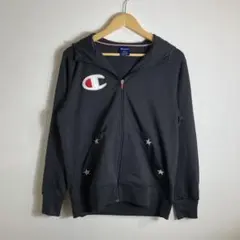 Champion ジップアップパーカー ネイビー ストリート