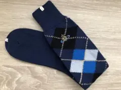 新品　ヴィヴィアン　アーガイル柄　ニットソックス　靴下　毛