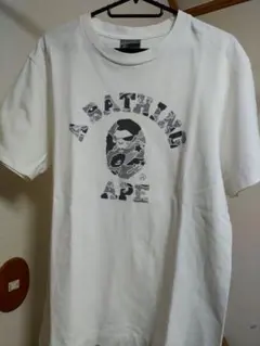 新年値下げA BATHING APE カモフラTシャツ 白 初期希少ベイプカモ