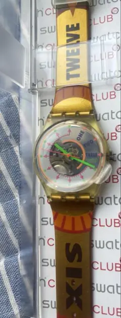 SWATCH スウォッチ タンタン 腕時計2004年限定品 ウォッチ 動作確認済