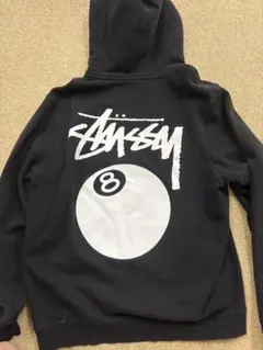 STUSSY ステューシー 8ボール パーカー ブラックのサムネイル