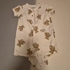 gelato pique クマ柄ロンパース