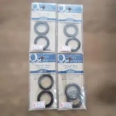 Clover プラリング 20mm ブラックニッケル 4袋セット
