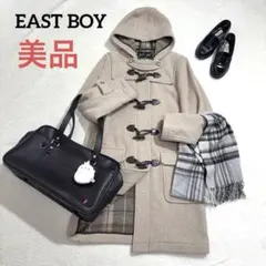 美品　イーストボーイ　ダッフルコート　ロング　フード付き　アウター　学生