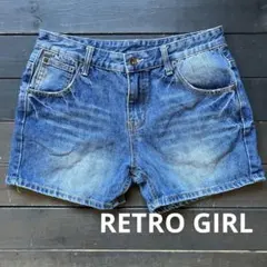最終価格 RETRO GIRL レトロガール デニムショートパンツ サイズL