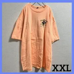 Pacific 半袖Tシャツ オレンジ ビッグサイズ XXL 2XL 3L