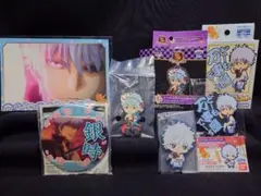 銀魂　坂田銀時　缶バッジ　ラバマス　ラバスト　＋おまけポストカード