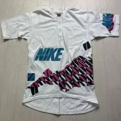90s NIKEサイクルウェアTシャツS ハーフジップ銀タグUSA製のサムネイル