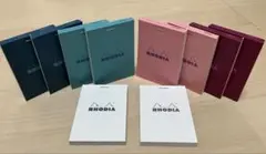 RHODIA ブロックロディア No.11 カラフルアソート 10冊セットのサムネイル