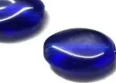 （611）鮮やかな青色❗❗硝子ビーズ 12個セット