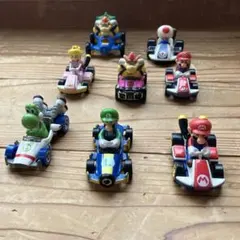 マリオカートミニカーセット　マテル　ホットウィール　６体　ハッピーセットおまけ付