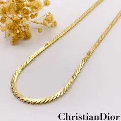 美品 ChristianDior ゴールド 喜平 ネックレス CDロゴ 刻印