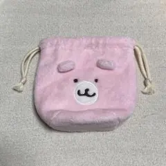ちいかわ フェイス巾着 くまさん ポシェット