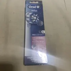 ブラウン、オーラルb、やわらかめ極細毛ブラシ×4です。